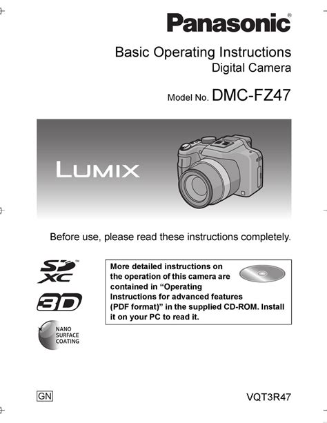 lumix fz47 user manual Kindle Editon