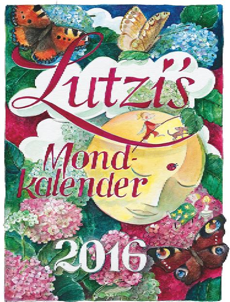 lutzis mondkalender 2016 andrea lutzenberger zeller Kindle Editon