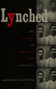 lynched the victims of southern mob violence Epub