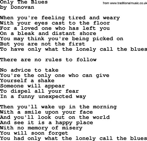 lyrics for the blues Reader