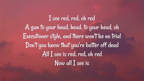 lyrics i see red