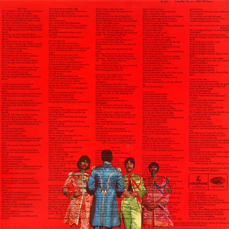 lyrics sgt pepper's lonely hearts club band