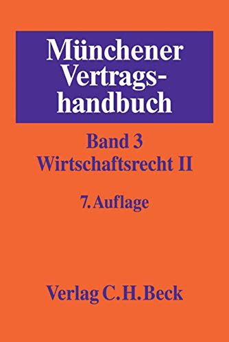 m nchener vertragshandbuch bd wirtschaftsrecht ii Kindle Editon