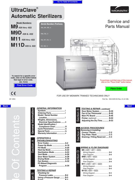 m9 sterilizer instruction manual Reader