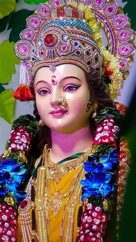 maa durga face hd image