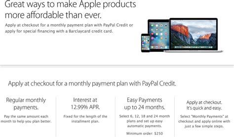 mac credit payment plans Reader