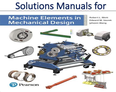 machine elements in mechanical design solution manual free Kindle Editon