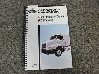 mack pinnacle owner manual Epub