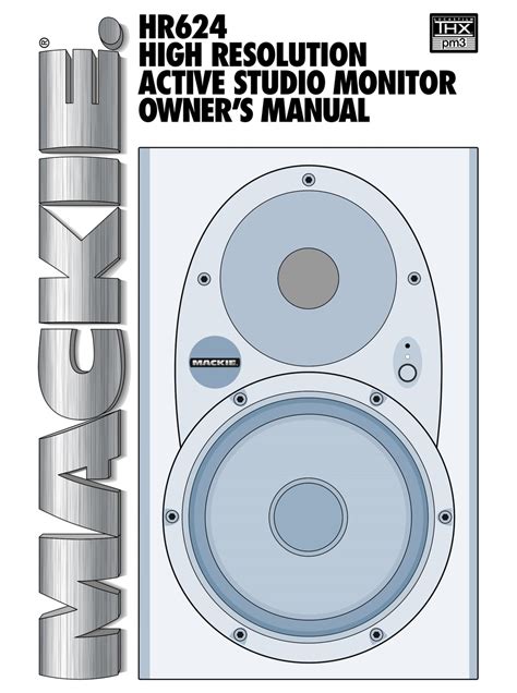 mackie hr624 speakers owners manual Kindle Editon