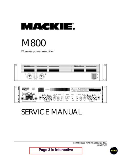 mackie service manuals Reader