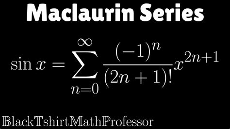 maclaurin series sin x