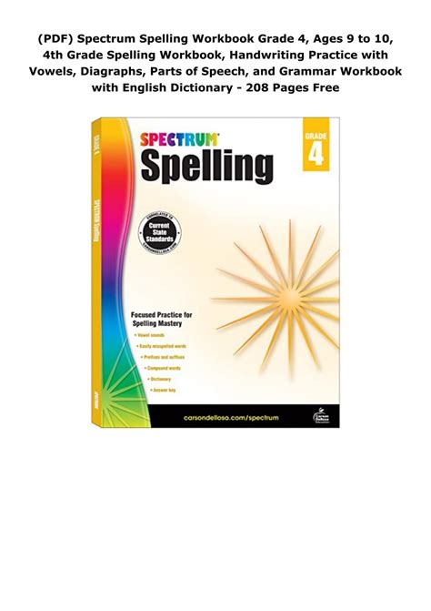 macmillan mcgraw hill spelling workbook grade 4 pdf PDF