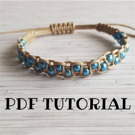 macrame bracelet with beads instructions pdf Reader