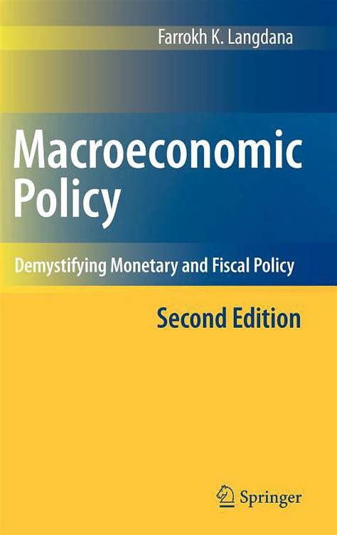 macroeconomic policy demystifying monetary and fiscal policy Doc