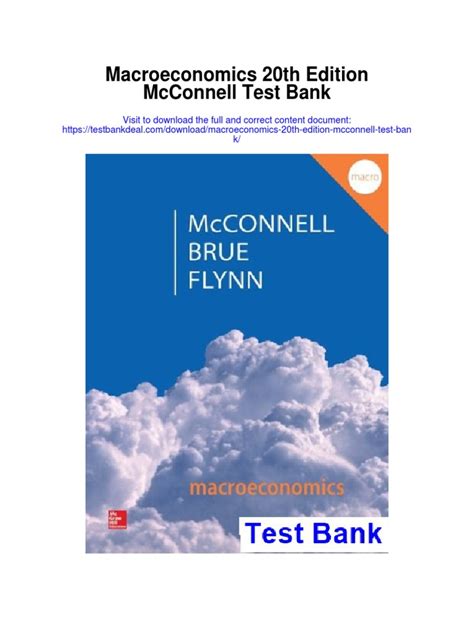 macroeconomics mcconnell test bank PDF Doc
