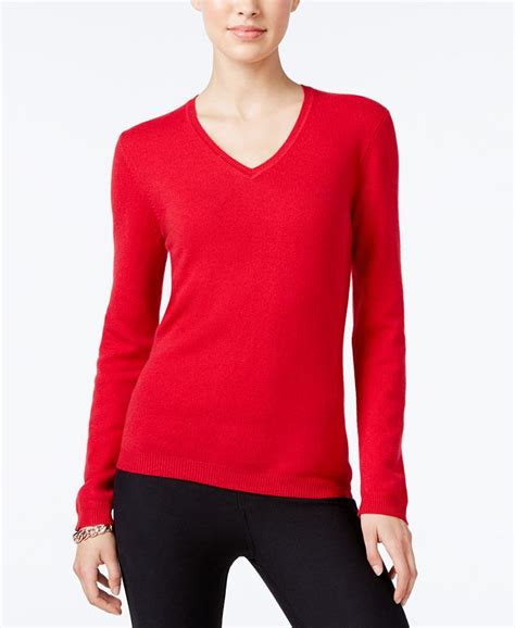 macy's cashmere sweaters