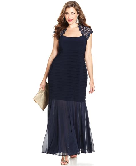 macy's plus size dresses