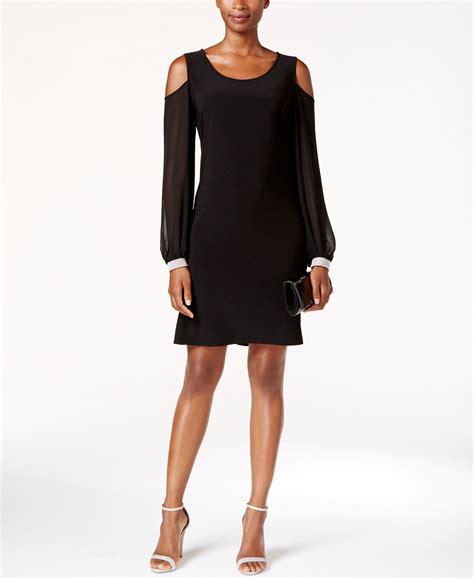 macys black dresses