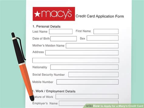 macys credit card application Epub
