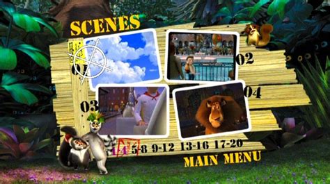 Madagascar 2005 Dvd Menu Walkthrough