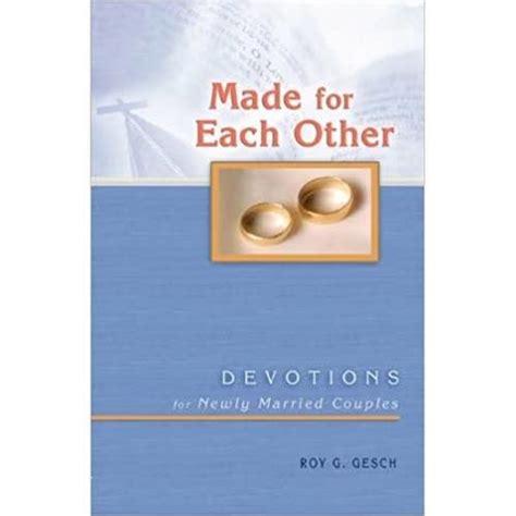 made for each other devotions for newly married couples PDF