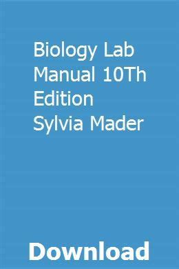 mader lab manual 10th edition Reader