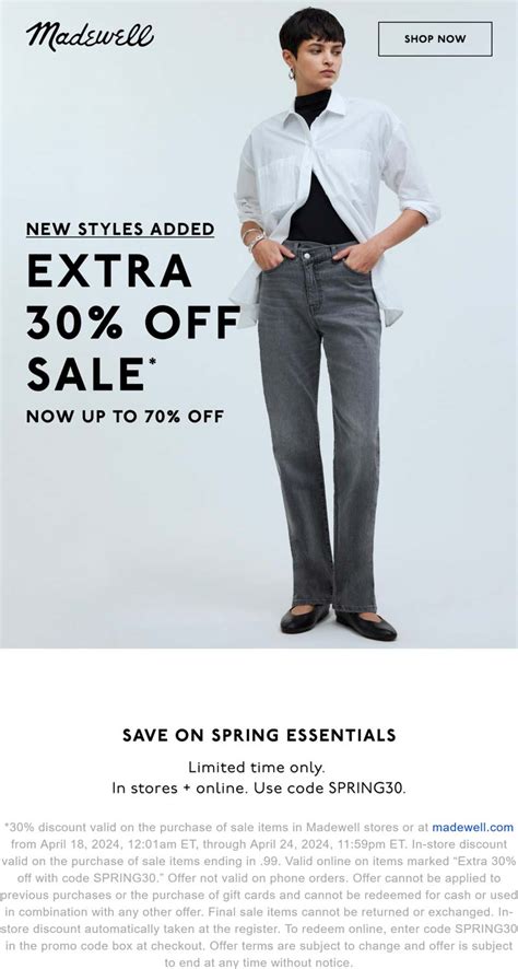 madewell discount