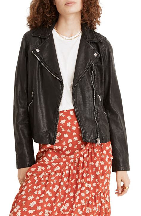 madewell leather jacket