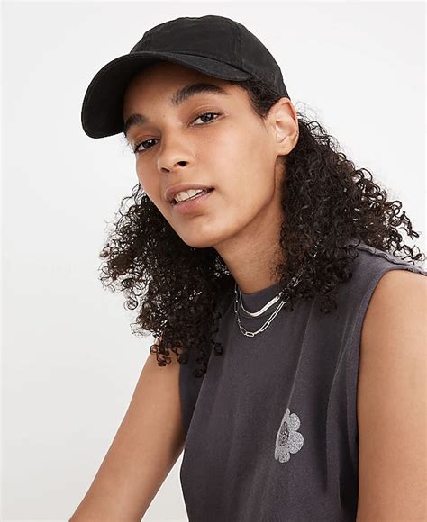 madewell organic cotton broken-in baseball cap