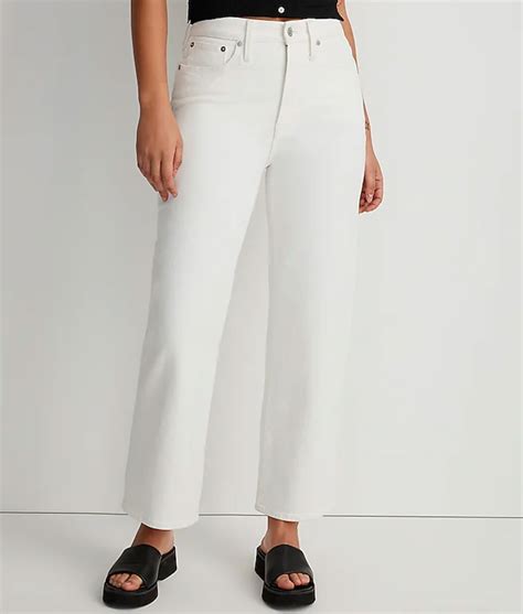 madewell white jeans