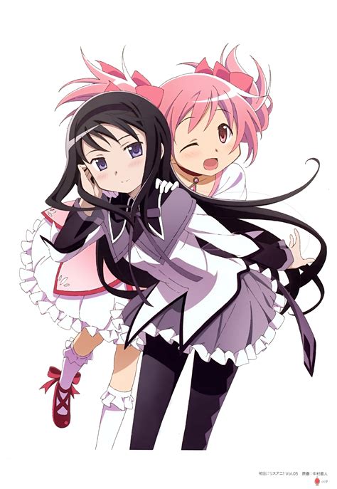 madoka kaname and homura akemi