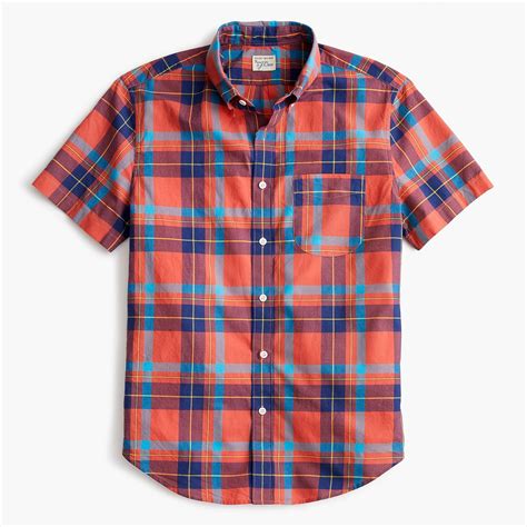 madras fabric shirt