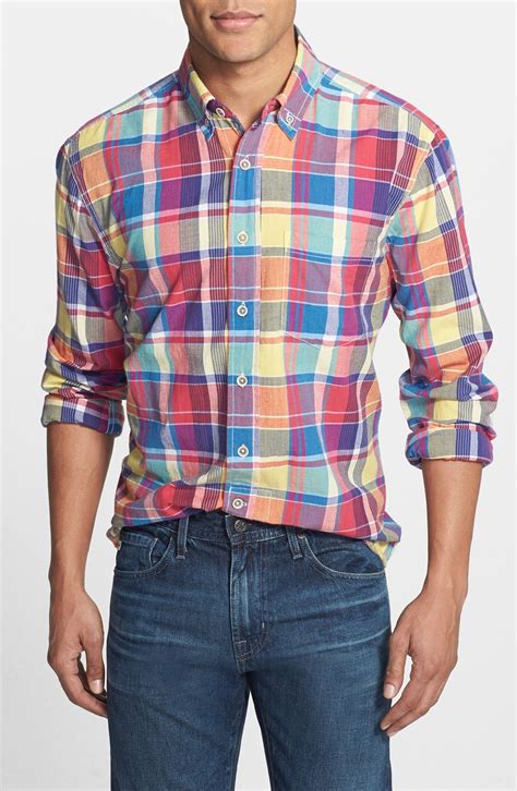 madras plaid shirt