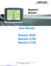 magellan maestro 3100 user guide Reader