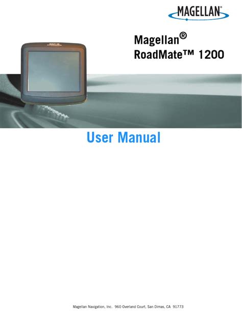 magellan roadmate 1200 instruction manual Kindle Editon