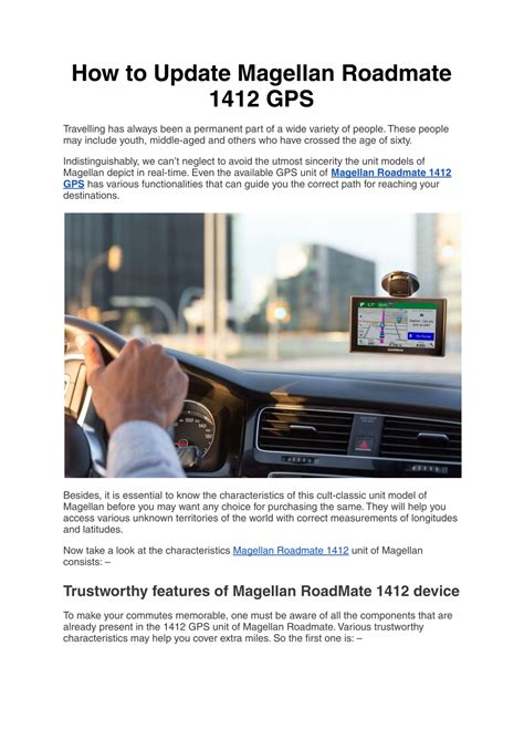 magellan roadmate 1412 troubleshooting Reader