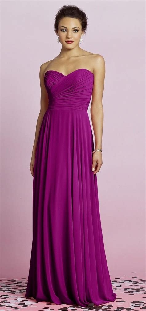 magenta color dress