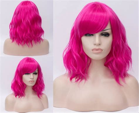 magenta wig