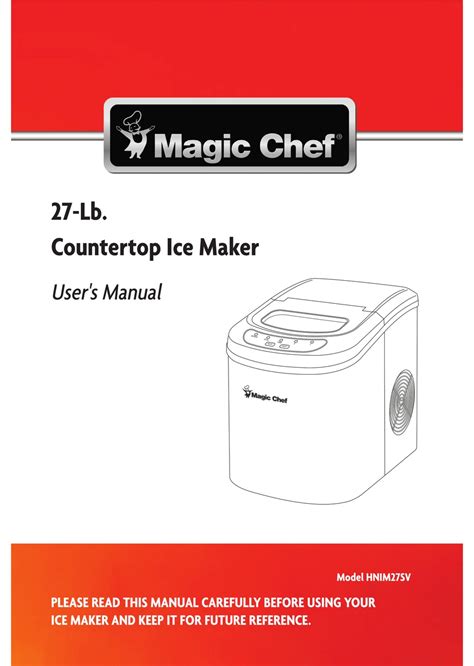 magic chef mcbl5cg user guide PDF