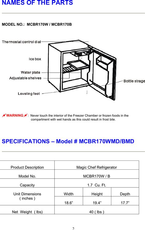 magic chef mcbr170b user guide Kindle Editon