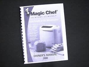 magic chef vbm200 1 recipes user guide Reader