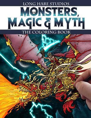 magic myth monsters fantasy coloring Epub