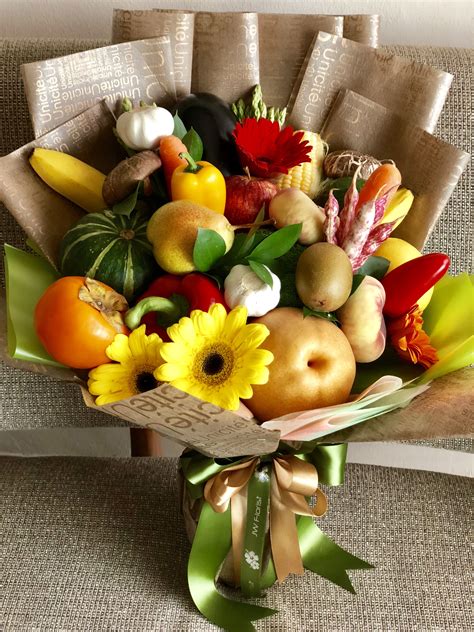 magical bouquet colorful fruits flowers Reader