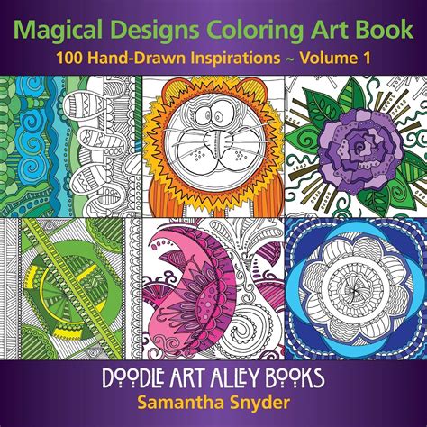 magical designs coloring art book 100 hand drawn inspirations doodle art alley books volume 1 Doc