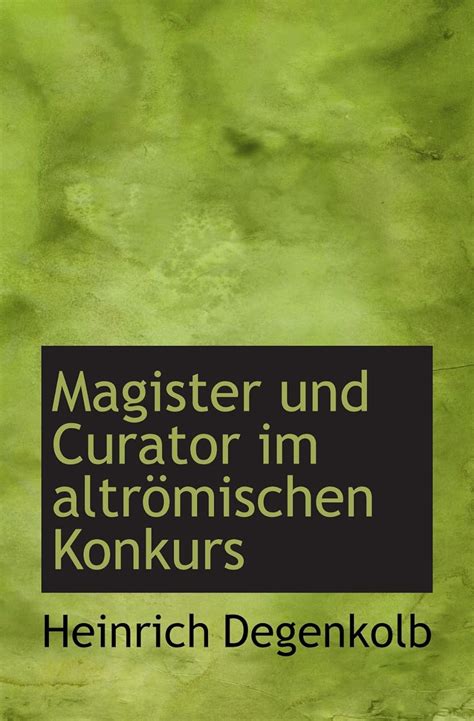 magister curator im altr mischen konkurs PDF