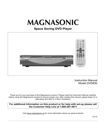 magnasonic dvd players owners manual Doc
