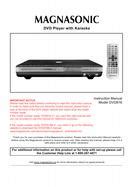 magnasonic dvd805 user guide Doc