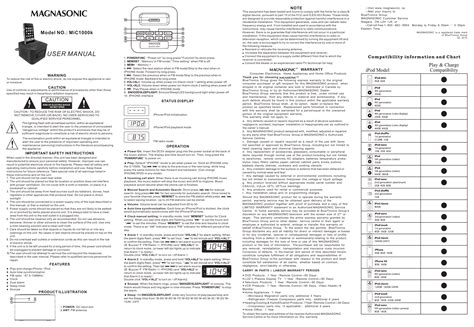 magnasonic mcd5301 series user guide Kindle Editon