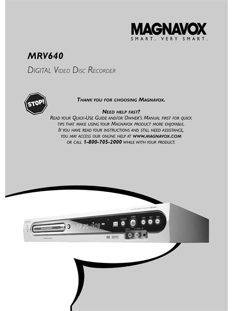 magnavox mrv640 manual Reader