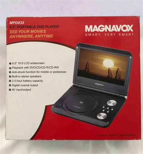 magnavox portable dvd player mpd835 manual Epub